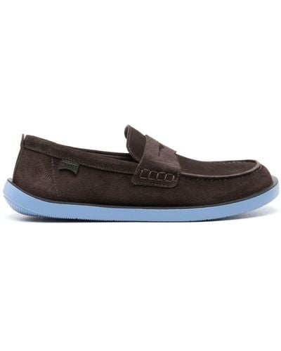 Camper Wagon Penny-slot Suede Loafers - Multicolour
