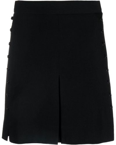 See By Chloé Button-detail Miniskirt - Black