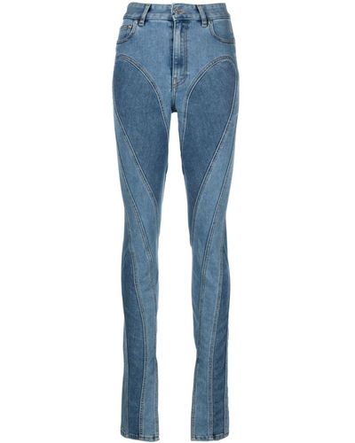 Mugler Jeans slim - Blu