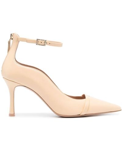 Malone Souliers Rory 75mm Pumps - Natural