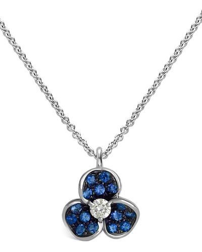 Leo Pizzo Candy Flora Pendant Necklace - Blue