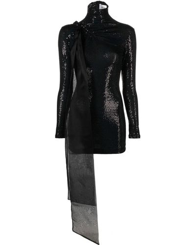 Atu Body Couture スパンコール ミニドレス - ブラック