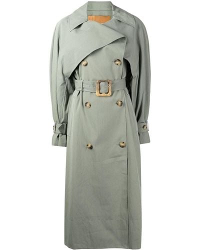 Rejina Pyo Double-breasted Belted Trench Coat - Multicolor