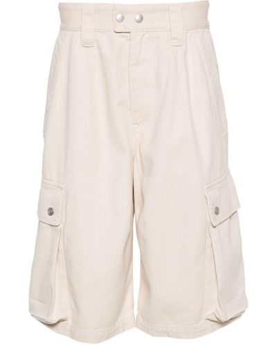 Isabel Marant Ruimvallende Cargo Shorts - Naturel