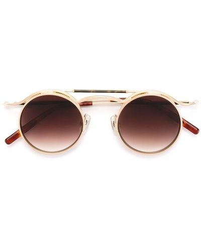 Matsuda Tortoise Shell Detail Sunglasses - Brown