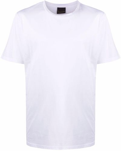 Billionaire Finished-edge Cotton T-shirt - White