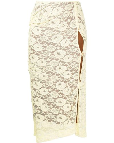 Rejina Pyo Mirren Lace Midi Skirt - Natural