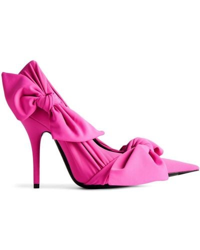 Balenciaga Knife Knot 110mm Court Shoes - Pink