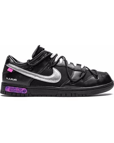 NIKE X OFF-WHITE Dunk Low "lot 50" Trainers - Black