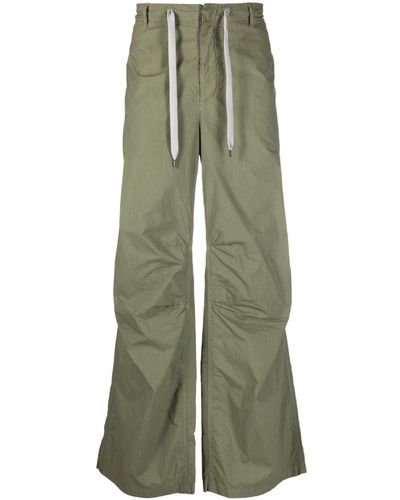 Aspesi Drawstring Parachute Trousers - Green