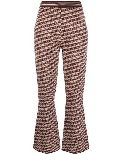 Diane von Furstenberg Trousers > wide trousers - Marron