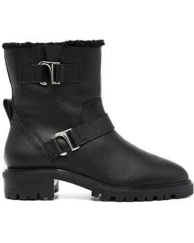 Senso Mona Faux-shearling Lined Boots - Black