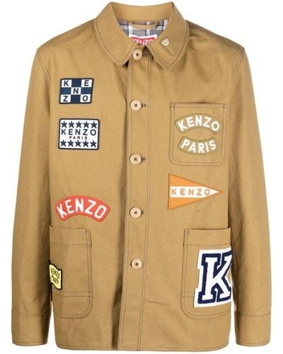 KENZO Sailor Cotton Jacket - Metallic