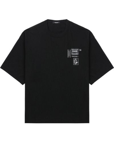 Undercover Logo-tag Cotton T-shirt - Black