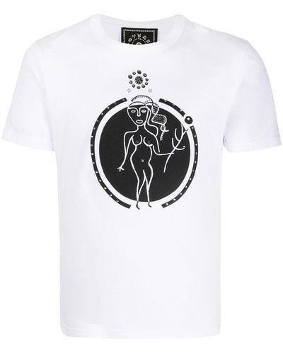 10 Corso Como Virgo Print T-shirt - White
