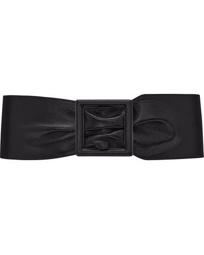 Saint Laurent Wrapped Corset Belt - Black