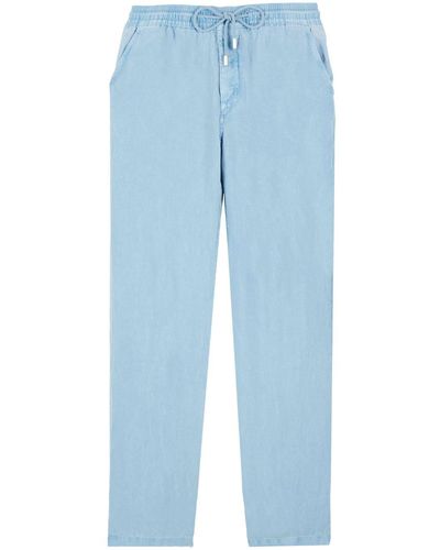 Vilebrequin Pacha Linen Trousers - Blue