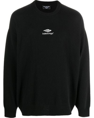 Balenciaga 3b Sports Icon Sweater - Black