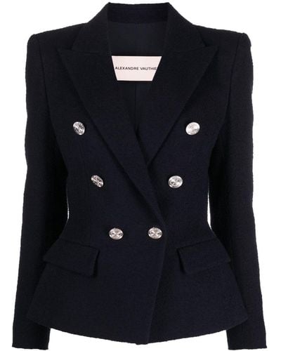 Alexandre Vauthier Double-breasted Jacket - Black
