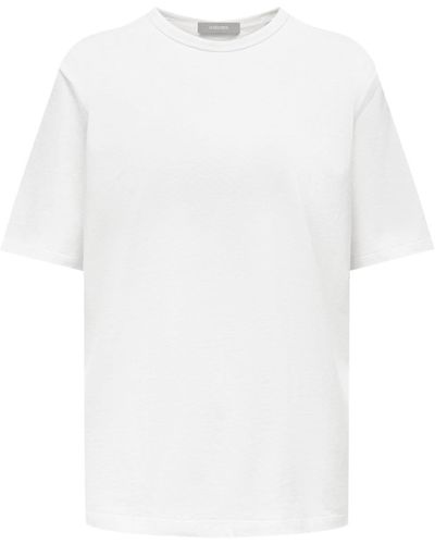 12 STOREEZ T-shirt Met Ronde Hals - Wit