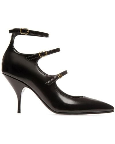 Bally Marilou 85mm Leather Pumps - Black