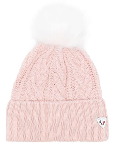Rossignol Mady Cable-knit Beanie - Pink