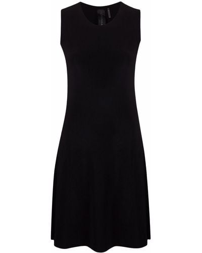 Norma Kamali Mouwloze Mini-jurk - Zwart