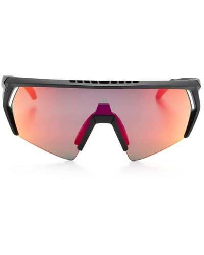 adidas SP0063 Sonnenbrille mit Shield-Gestell - Pink