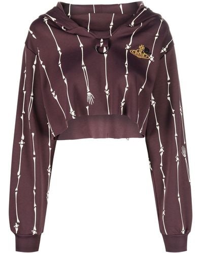 Vivienne Westwood クロップド パーカー - レッド