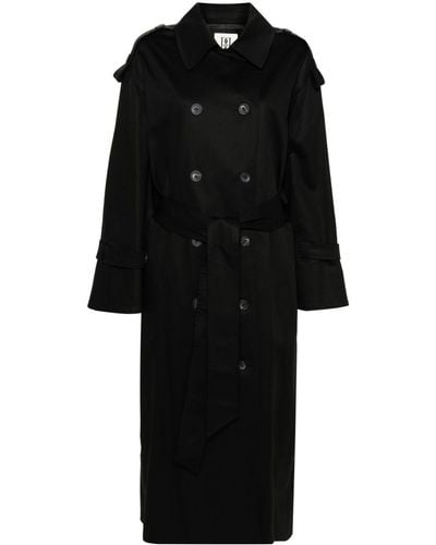 By Malene Birger Alanis Belted Trench Coat - Black