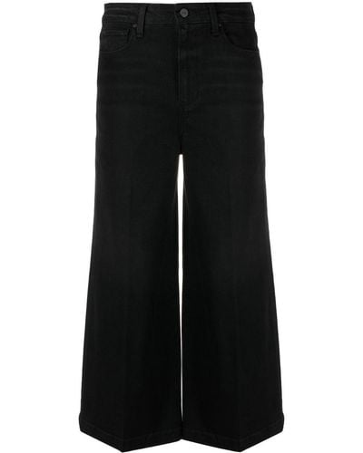 PAIGE Cropped Jeans - Zwart