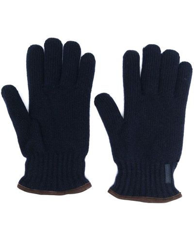 Paul & Shark Gants en laine - Bleu