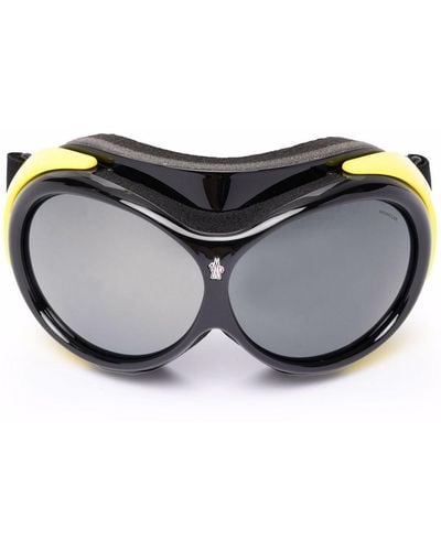 Moncler Vaporice Oversized-Sonnenbrille - Schwarz