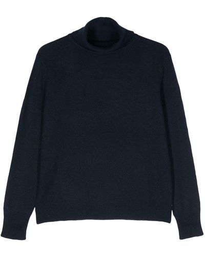 360cashmere Funnel-neck Cashmere Sweater - Blue