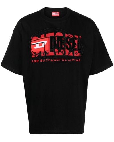 DIESEL Camiseta T-BOXT - Negro