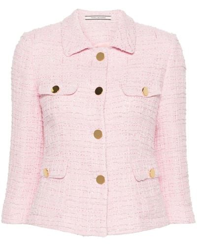 Tagliatore India tweed jacket - Rosa