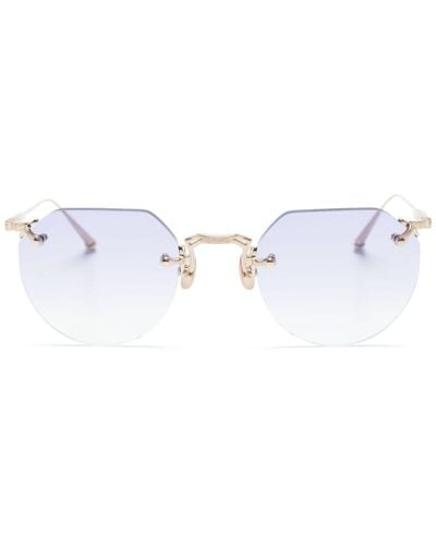 Matsuda M5003 Geometric -frame Sunglasses - White