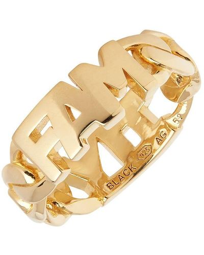 Maria Black Family Band Ring - Metallic