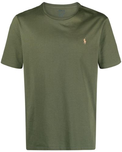 Ralph Lauren T-shirt en coton à logo brodé - Vert
