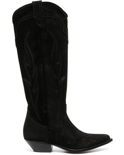 Sonora Boots Stiefel mit Western-Style 40mm - Schwarz