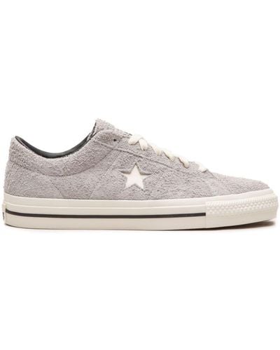 Converse One Star Sneakers aus Wildleder - Weiß