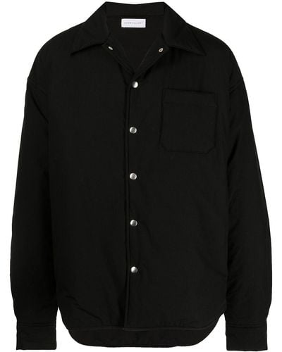 John Elliott Suffolk Cotton Overshirt - Black