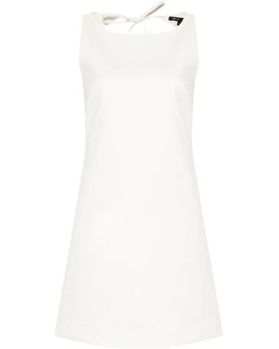 Maje Open-back Mini Dress - White