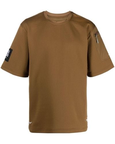 The North Face X Undercover Soukuu Dotknit T-shirt - Men's - Polyester - Brown
