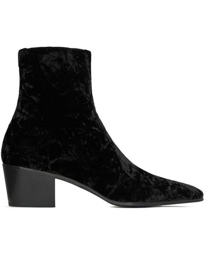 Saint Laurent Vassili 60mm Ankle Boots - Black