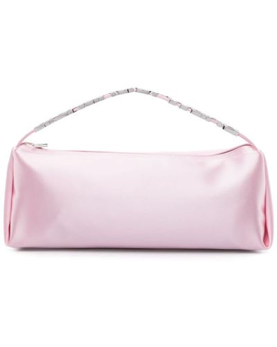 Alexander Wang Pochette Marquess en satin - Rose