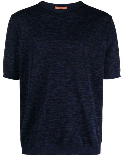 Missoni T-shirt Met Print - Blauw