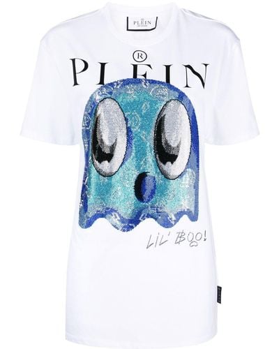 Philipp Plein グラフィック Tシャツ - ブルー