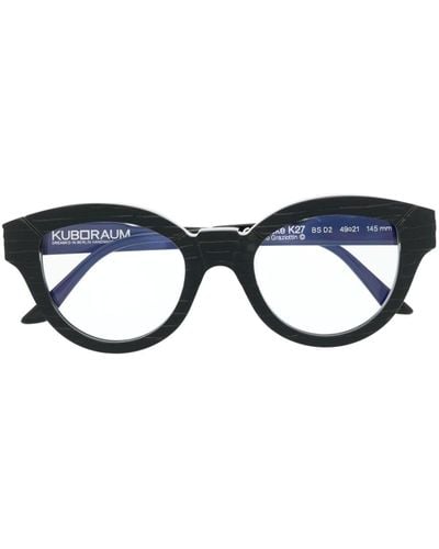 Kuboraum Gafas K27 con montura cat eye - Azul