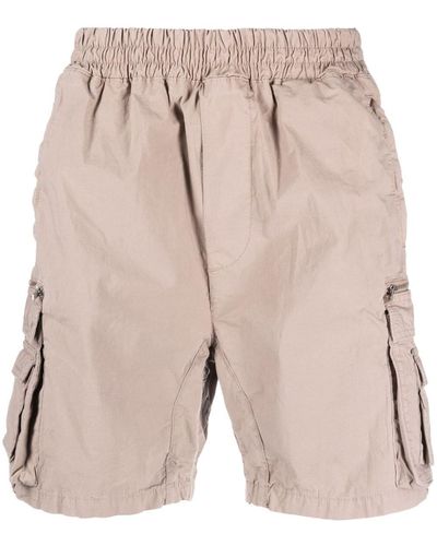 Represent Above-knee Bermuda Shorts - Natural